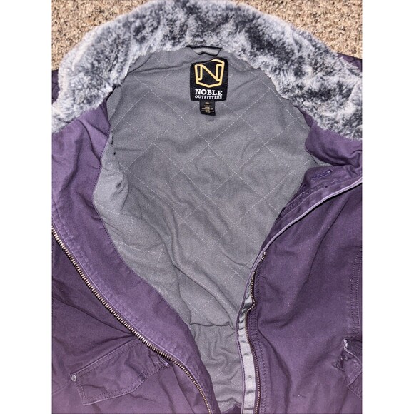 Women’s Noble Outfitters Purple Cotton Vest Size 2XL - Picture 3 of 5